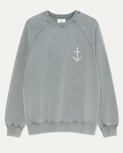 Cunha Logo Sweat Smoked Pearl Pale Yellow