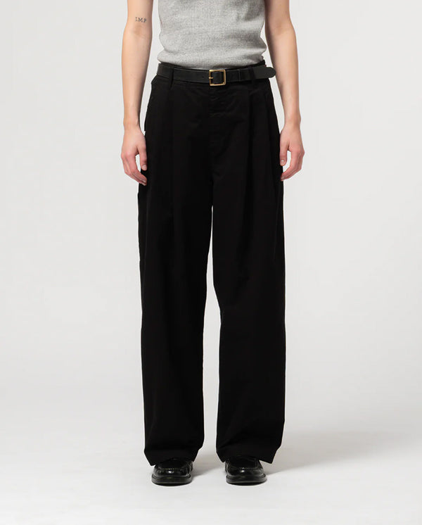 Ambassador Cotton Pants - Black