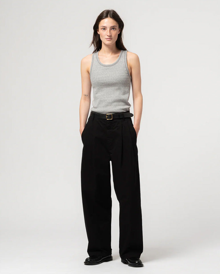 Ambassador Cotton Pants - Black