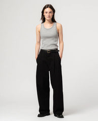 Ambassador Cotton Pants - Black
