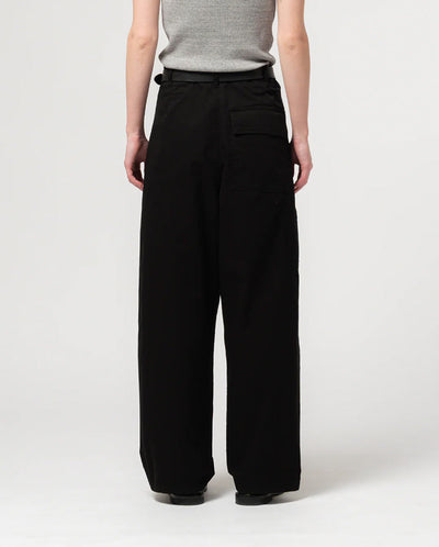 Ambassador Cotton Pants - Black