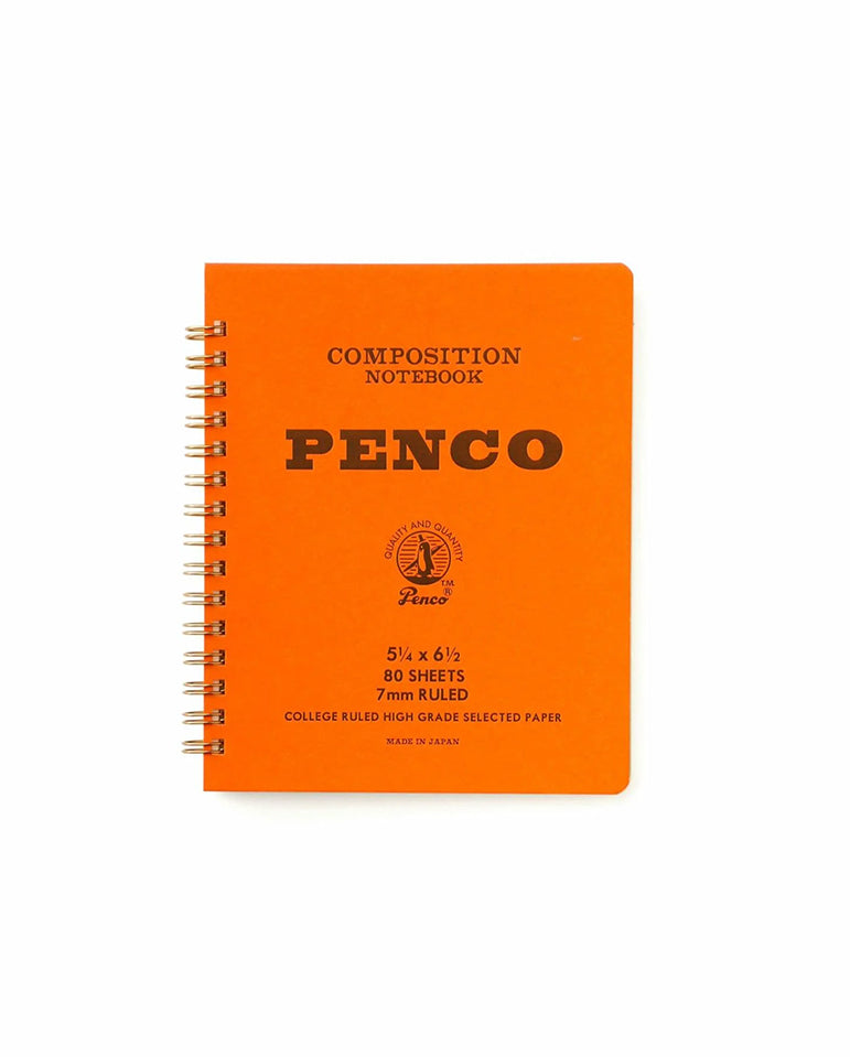 Hightide Penco Coil Notebook - Orange