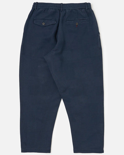 Pleated Track Pant - Dark Navy Patchwork