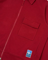 Tyler sweat Jacket - Red