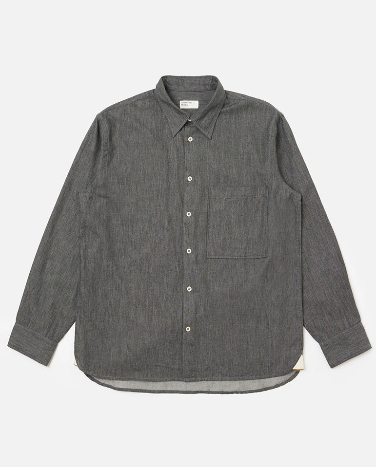 Square Pocket Shirt - Charcoal