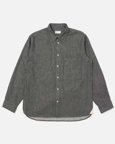 Square Pocket Shirt - Charcoal