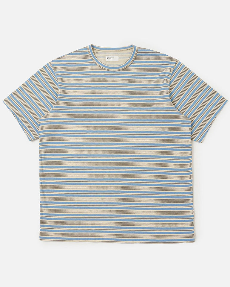 CORE TEE - PALE BLUE Stripe