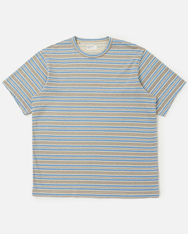 CORE TEE - PALE BLUE Stripe