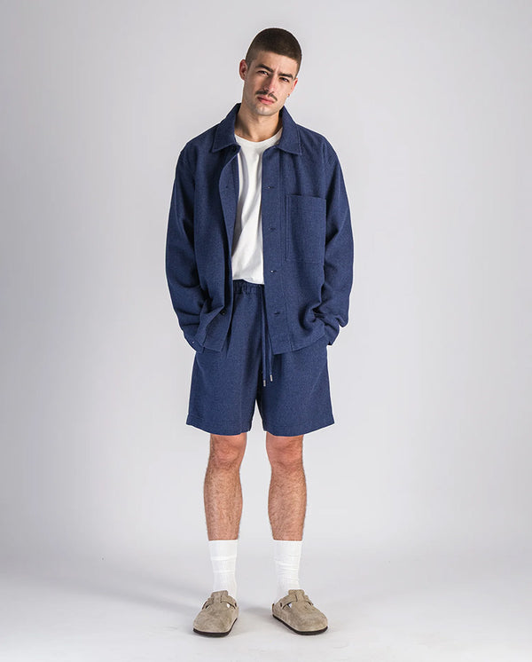 Waffle bermudas - blue