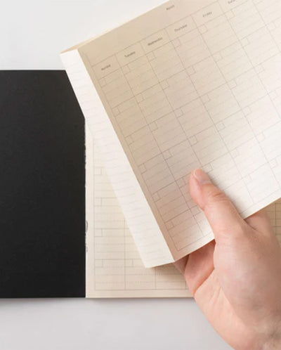 Schedule Notebook - Black BLACK