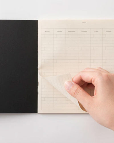 Schedule Notebook - Black BLACK