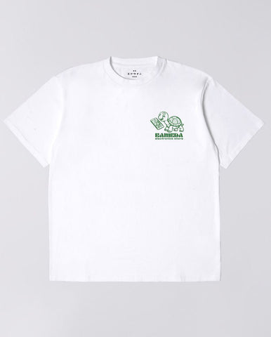 1 x 1 Stripe Tee - Pthayo Green/Ecru