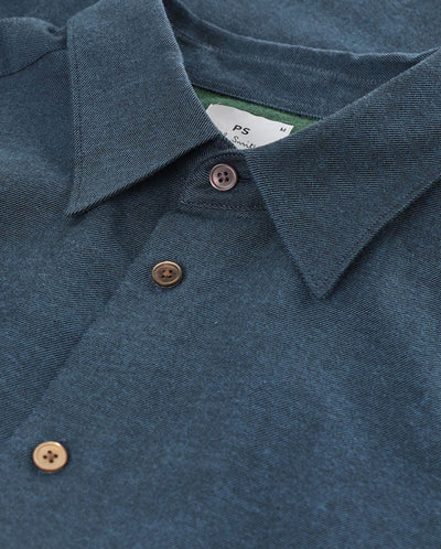 REGULAR FIT SHIRT - Petrol blue