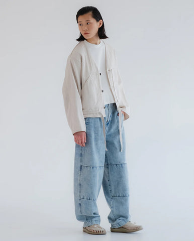 Denim Shirt Dress Heavy Bleach Denim