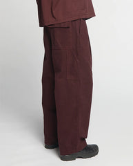 British Twill Worker Pant Wine