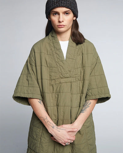 Boxy Toku Dress DUSTY GREEN