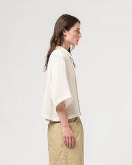 Sumatra Trellis Shirt - Ecru