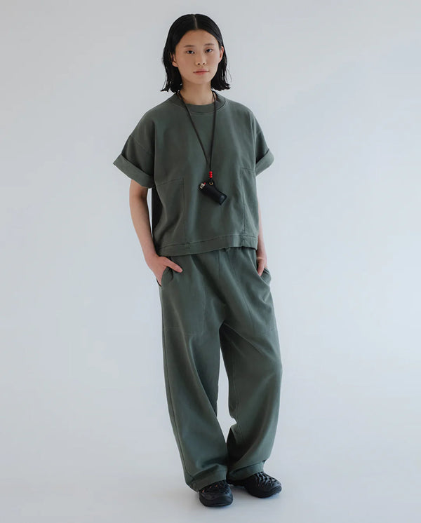 Boxy Tee Forest Green