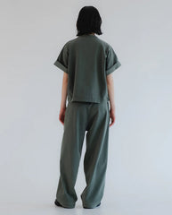Boxy Tee Forest Green
