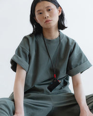 Boxy Tee Forest Green