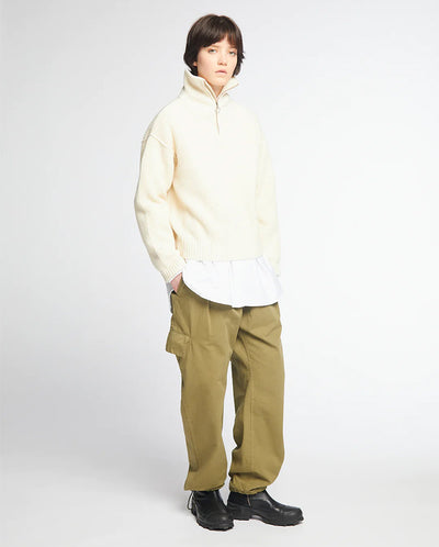 Fly Deck Merino Sweater Off White