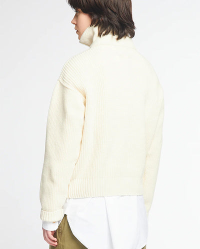 Fly Deck Merino Sweater Off White