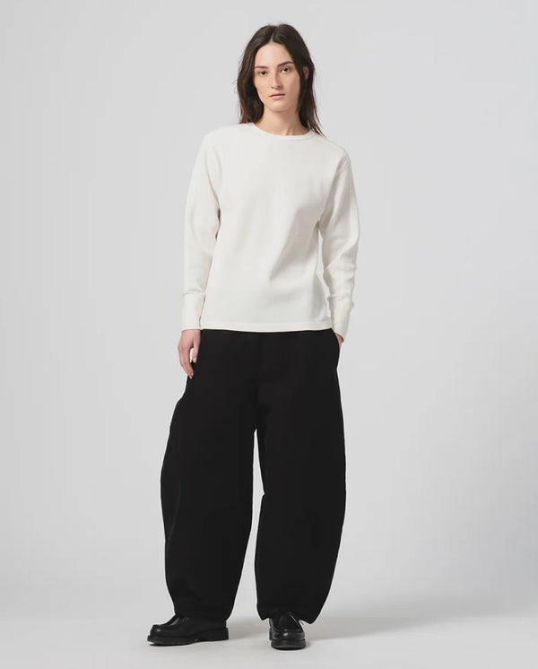 Thermal Waffle Tee - White