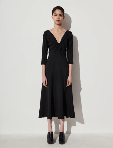 Melange Knit Dress BLACK