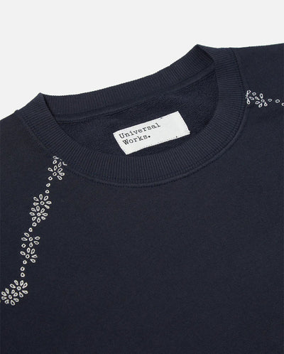 Oversized Sweatshirt Brushed Navy
