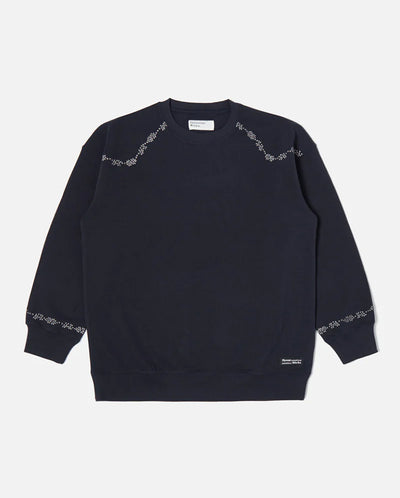 Oversized Sweatshirt Brushed Navy
