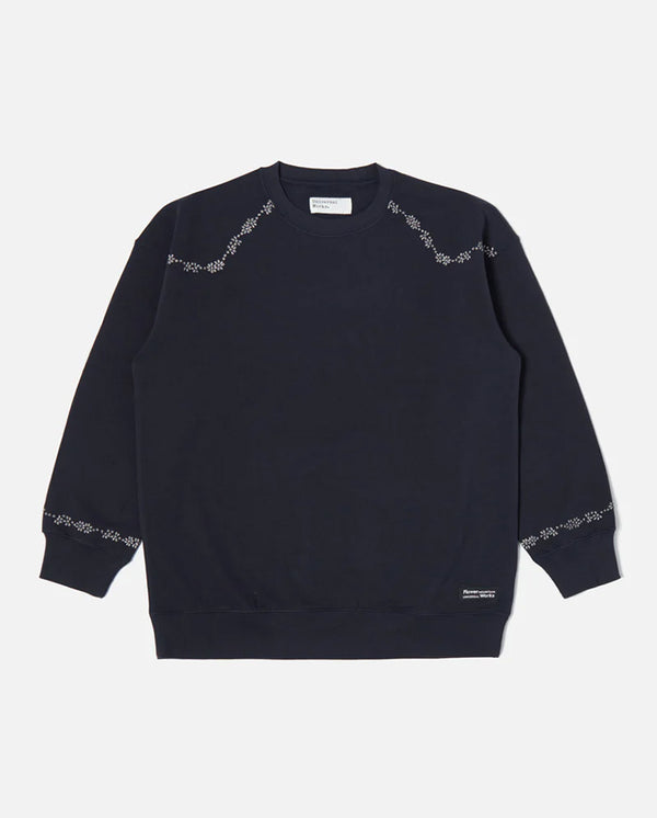 Oversized Sweatshirt Brushed Navy