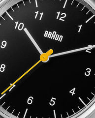 Braun Watch Black Dial Black Strap