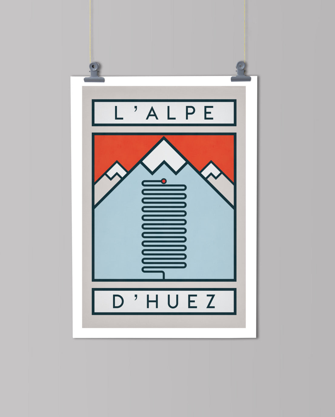 L'ALPE D'HUEZ Poster