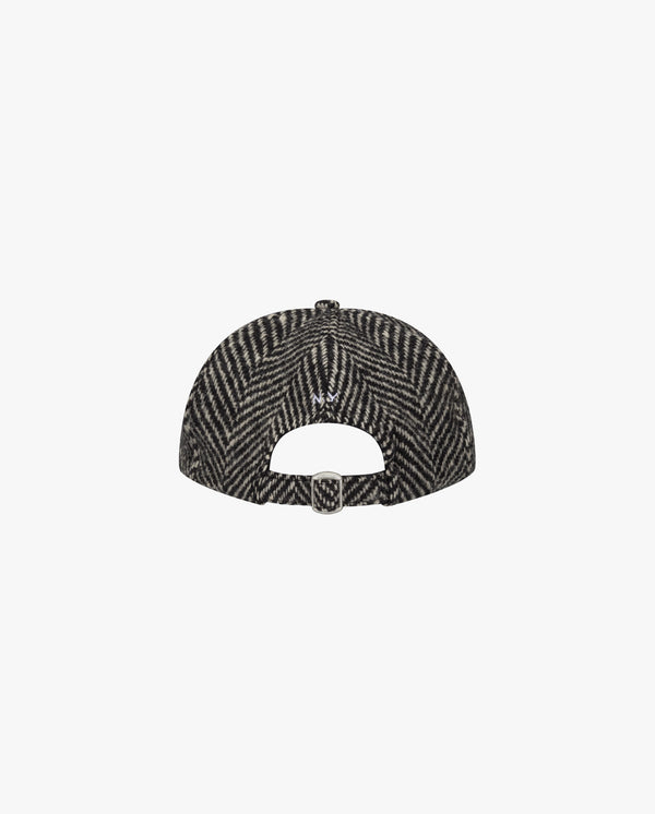 Wool Logo Ball Cap Herringbone