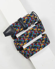 Woven belt - Multi Colour - Dark