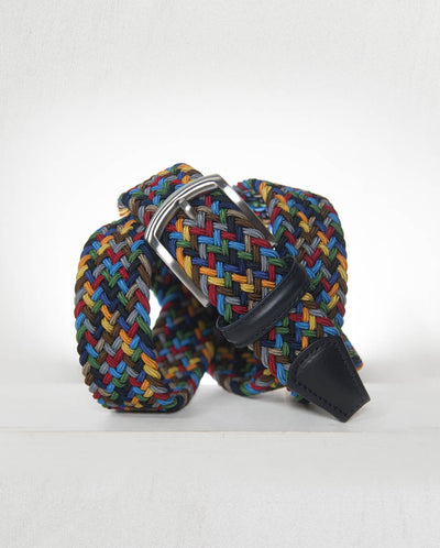 Woven belt - Multi Colour - Dark