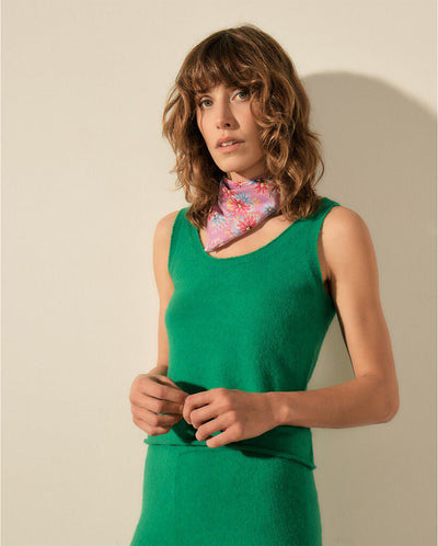 Damsville Knitted vest Coriander