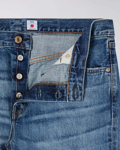 Kaihara Slim Tapered Blue - Mid Dark