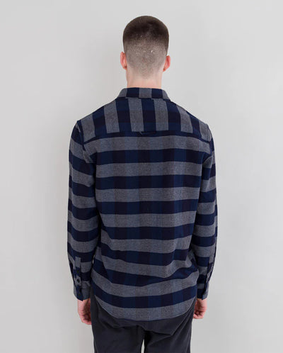 Relaxed Fit Shirt Ink Flannel Check