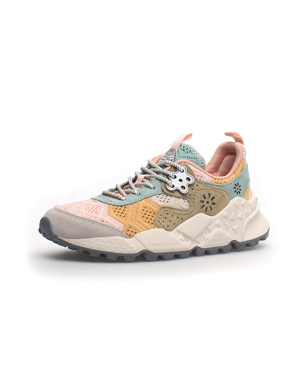 Kotetsu Woman Emboidery Mesh Taupe Pink