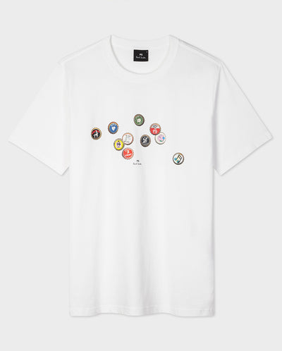 Bottle top tee WHITE