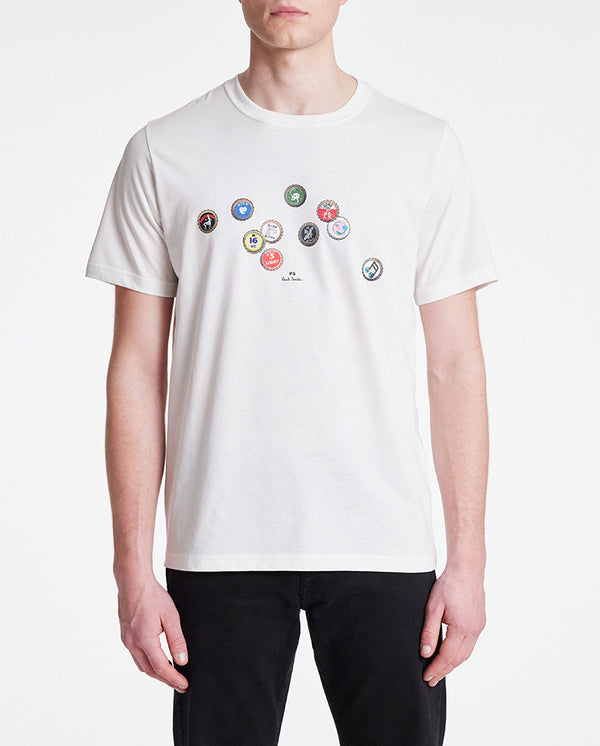 Bottle top tee WHITE