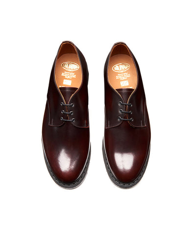 3 Eye Gibson Shoe Burgundy Rub Off