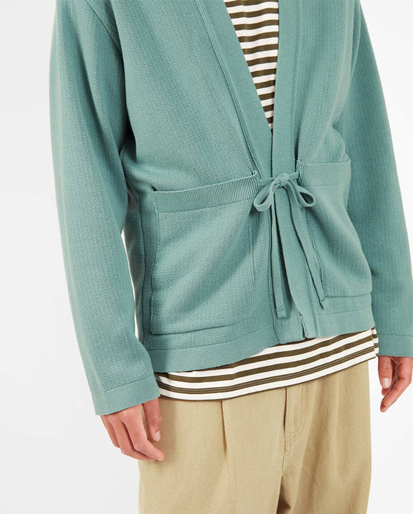 Open Cardigan Teal