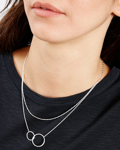 Double Plain Necklace