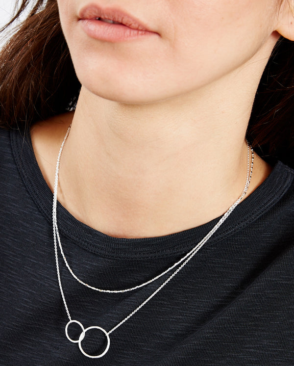 Double Plain Necklace