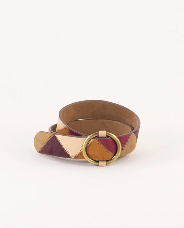 Anota Patchwork belt Sweet leathers