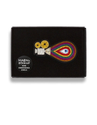 Camera Dream Brooch MULTI