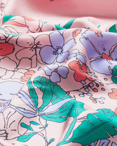 Maleia Sia scarf Rose Blossom