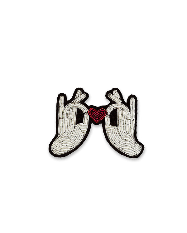 Hands & Heart Brooch MULTI
